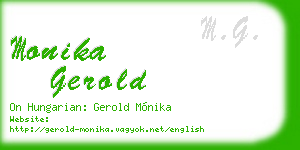 monika gerold business card