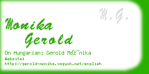 monika gerold business card